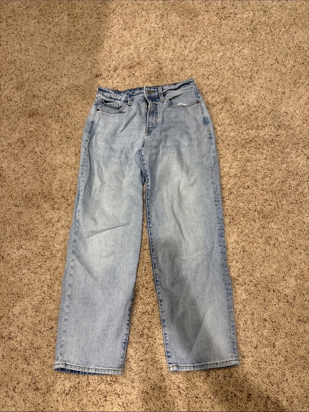 Old Navy Light Wash Straight-Leg Jeans